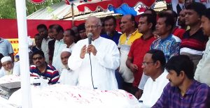 এ সরকার জনগণের ভোটে হয় নাই তাই বন্যায় তাদের পাশে নাই