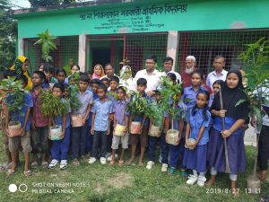 ভূঞাপুরে ইউএনও’র নিজ উদ্যোগে বৃক্ষরোপন